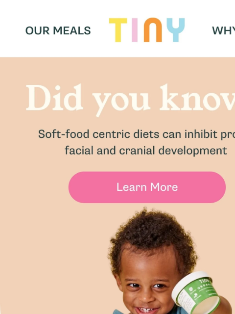 tinyorganics newsletter: Why chewing matters for your little one 🦷