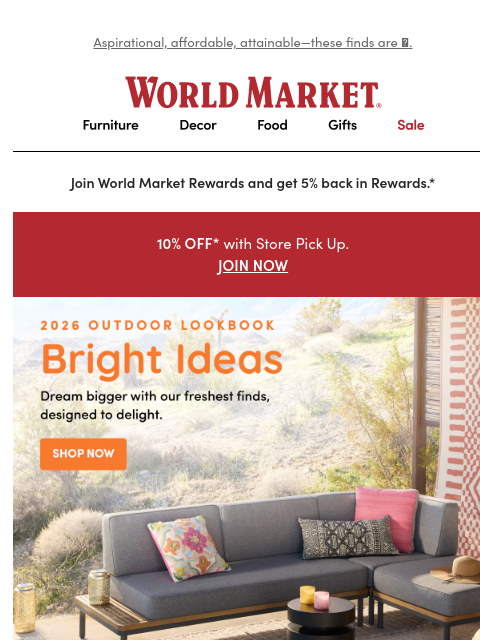 emailworldmarket newsletter: 🤩 INSIDE: Our most inspiring outdoor looks ever.