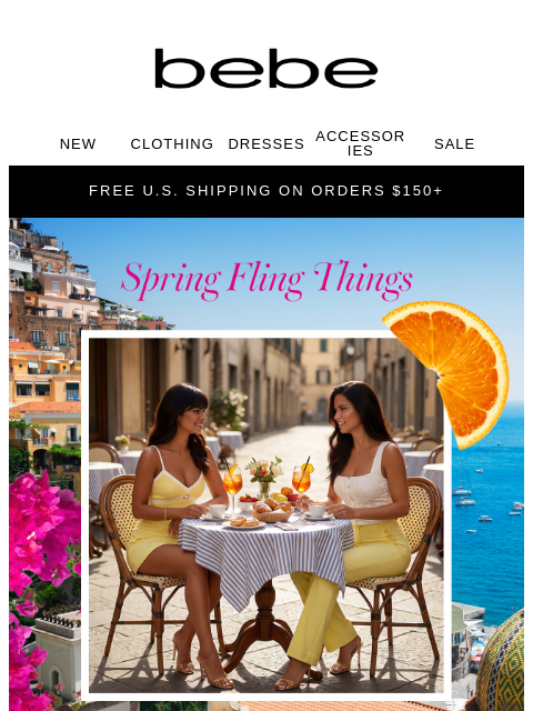 bebe newsletter: Spring Called ☎️ We’re Answering.