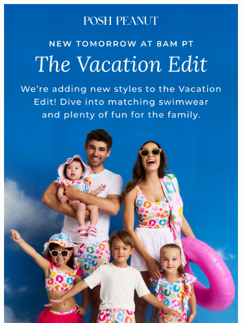 poshpeanut newsletter: 🐙🌸 Preview: The Vacation Edit