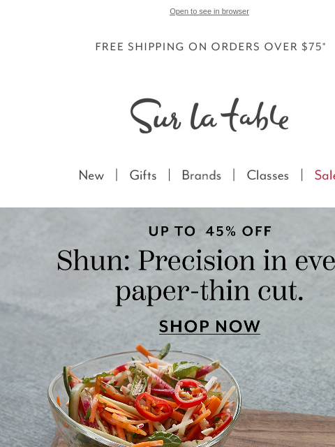 surlatable newsletter: 🔥 Why wait for the weekend to save?