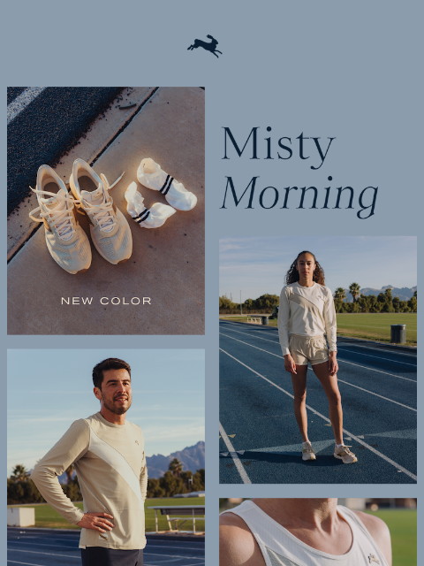 tracksmith newsletter: Explore Our Spring Palette