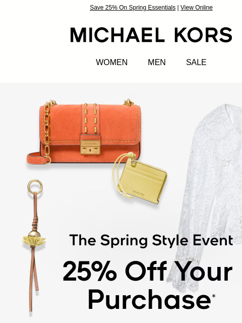 michaelkorsmail newsletter: There’s More To See—And It’s On Sale