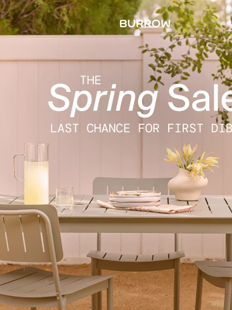 burrow newsletter: Your Exclusive Early Access Ends Tonight