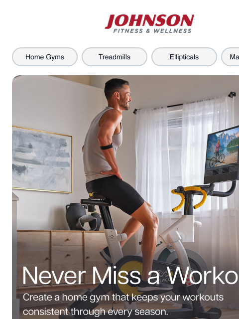 johnsonfit newsletter: Weather Changes. Your Workout Doesn’t.