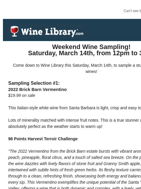 winelibrary newsletter: Think Spring! A 98 point white wine, Sancerre rose...