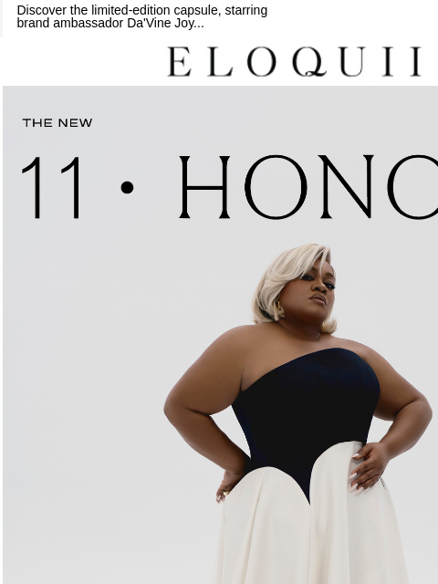 eloquii newsletter: Introducing: A New Era of 11 Honoré