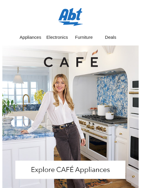 abt newsletter: Kate Hudson’s Kitchen Remodel with Café Appliances
