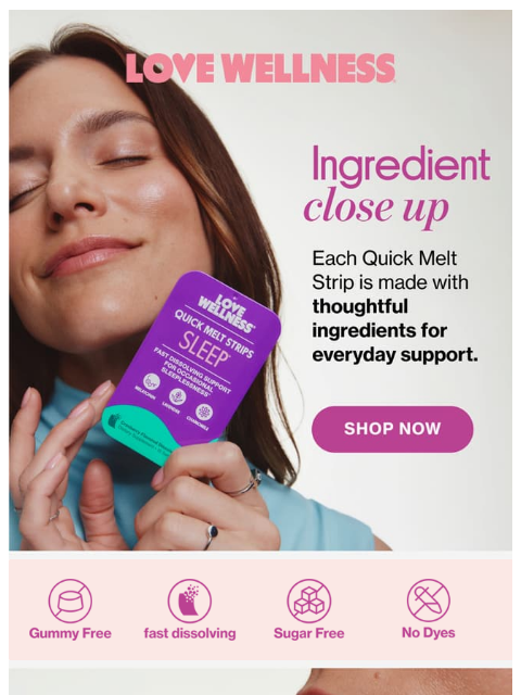 lovewellness newsletter: What we’re made of 🔍