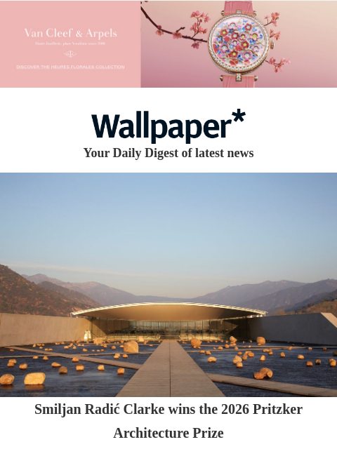 futureplc newsletter: 2026 Pritzker Architecture Prize winner revealed