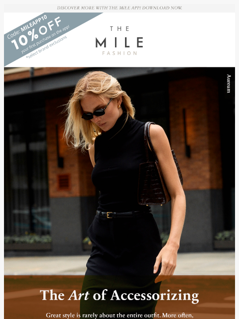 orchardmile newsletter: Your Outfit’s Missing Piece: Luxe Accessories