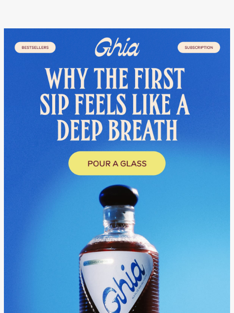 drinkghia newsletter: breathe in…