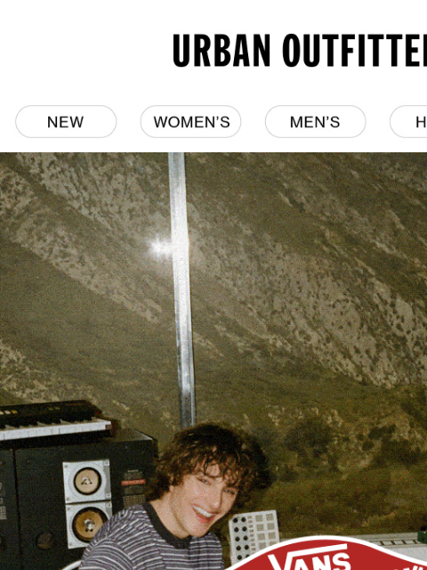 urbanoutfitters newsletter: ON ROTATION · Vans at UO