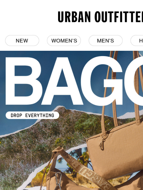 urbanoutfitters newsletter: DROP EVERYTHING: New UO Exclusive BAGGU 🧡