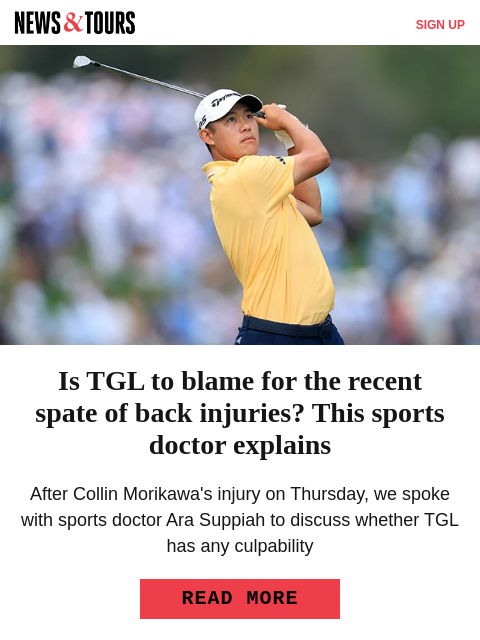 golfdigest newsletter: Inside JT's bounce back round