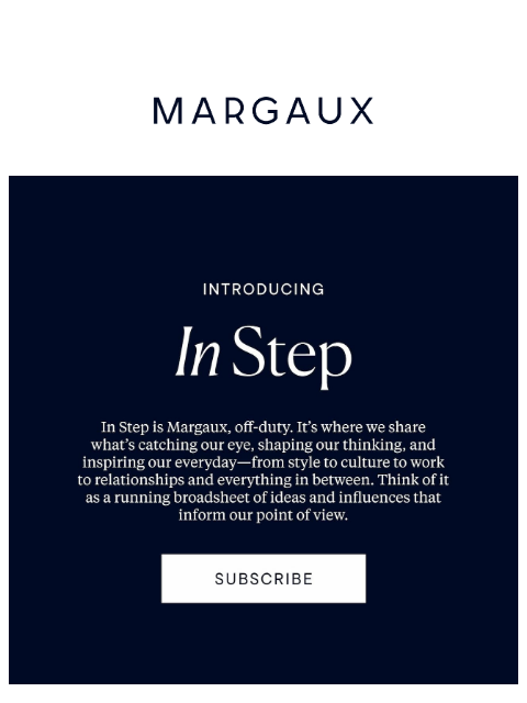 margauxny newsletter: We launched a Substack!