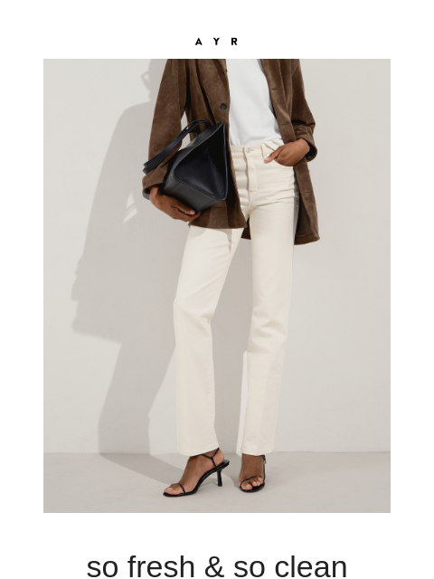 ayr newsletter: the jean of the season is selling out