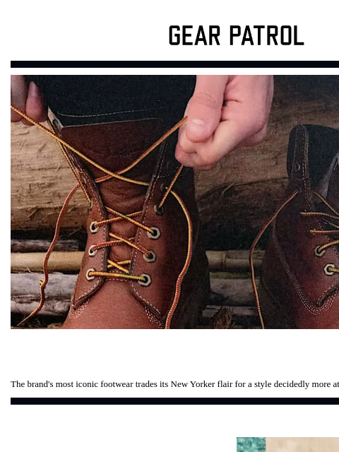 beehiiv newsletter: Are These the Best-Looking Timberlands Yet?