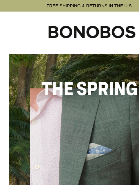 bonobos newsletter: We’re Wearing Green All Week