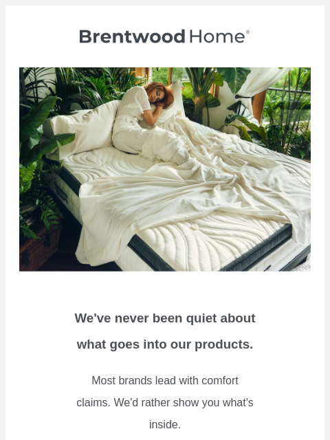 brentwoodhome newsletter: What's actually in your mattress?