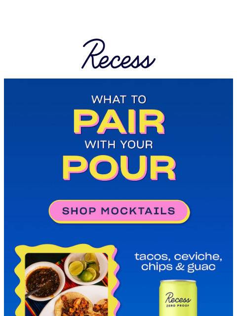 takearecess newsletter: who’s hungryyy? 😋