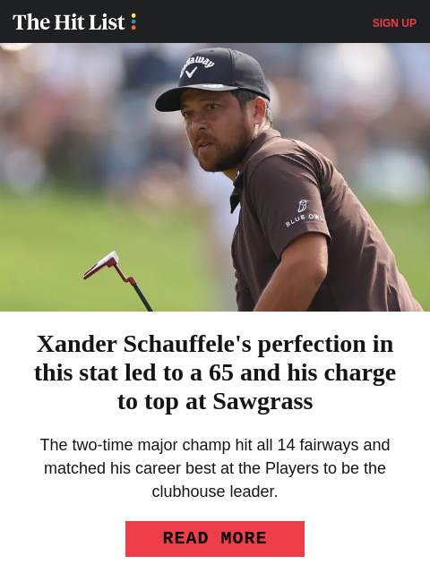 golfdigest newsletter: Watch tour winner's wild quintuple bogey