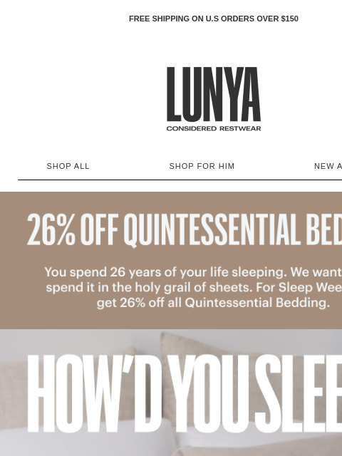 lunya newsletter: WHAT KIND OF SLEEPER ARE YOU