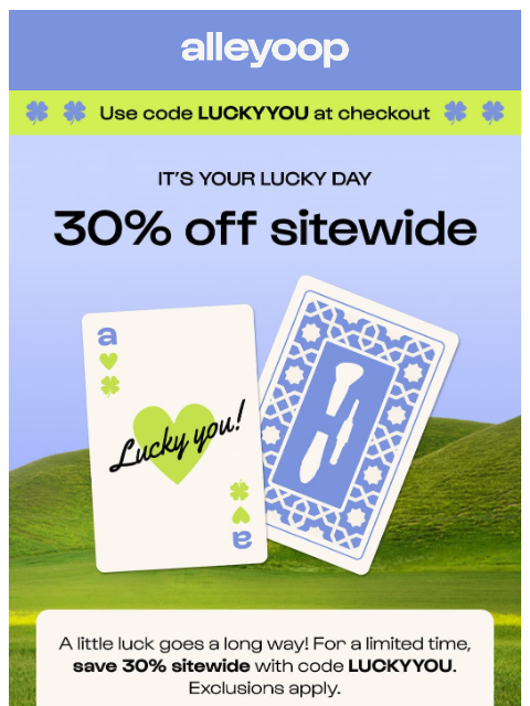 meetalleyoop newsletter: You’re in luck! 🍀