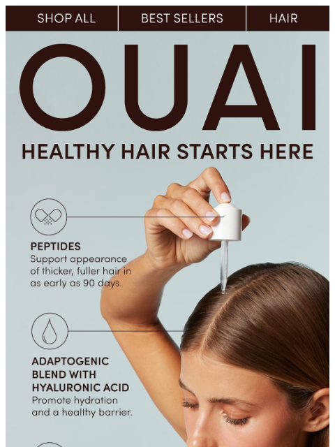 theouai newsletter: The OUAI to thicker, fuller-looking strands