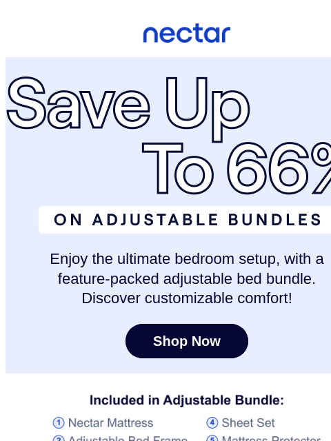 nectarsleep newsletter: Rest, Recline & Save Up to 66% 🛌💤