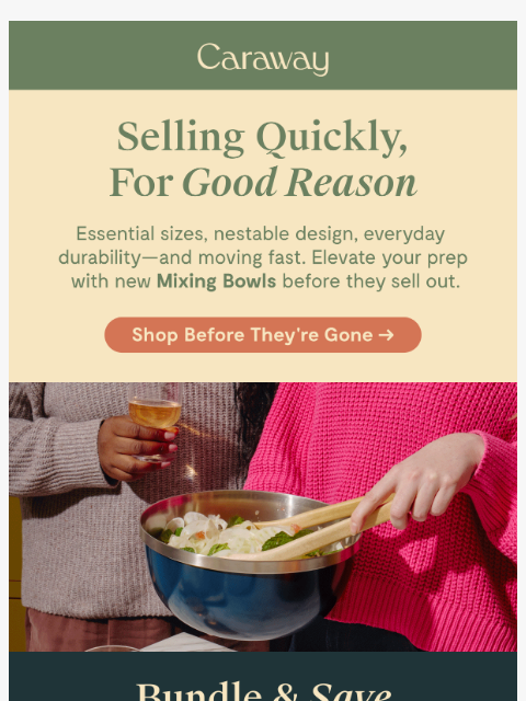 carawayhome newsletter: 🚨 Pre-Order Our Fastest Selling Sets 🚨