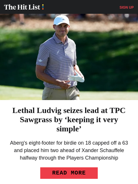 golfdigest newsletter: Fatal double shooting leads to delays at TPC Sawgr...