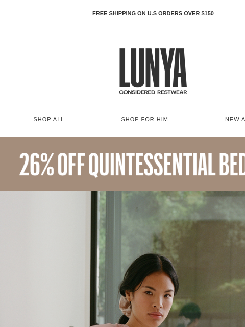 lunya newsletter: SLEEP WEEK FINALE