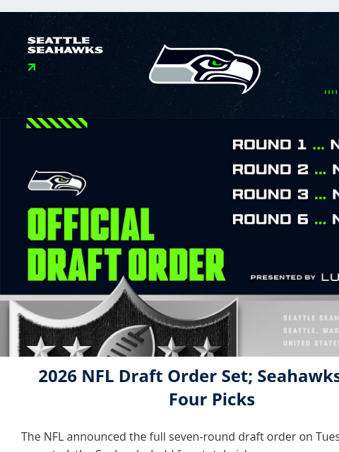 seahawksemail newsletter: Building On A Championship: Seahawks Offseason Upd...