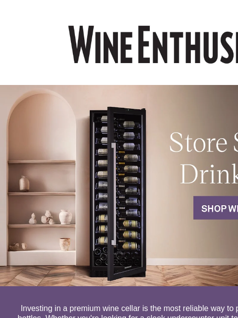 wineenthusiast newsletter: The Kitchen Fridge? Not For Your Bottles