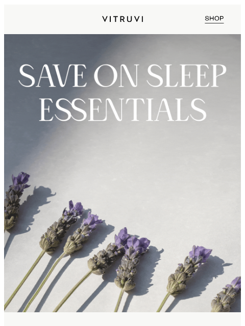 vitruvi newsletter: World Sleep Day: BIG Savings & Better Zzzs 😴