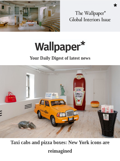 A Camden warehouse turns home and workshop, a Dior spa in Paris, and New York icons reimagined ‌ ‌ ‌ ‌ ‌ ‌ ‌ ‌ ‌ ‌ ‌ ‌ ‌ Wallpaper* Your Daily Digest of latest news car Taxi cabs and pizza boxes: New