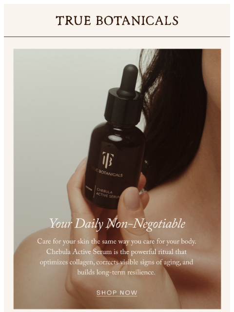 truebotanicals newsletter: Your skin’s daily non-negotiable