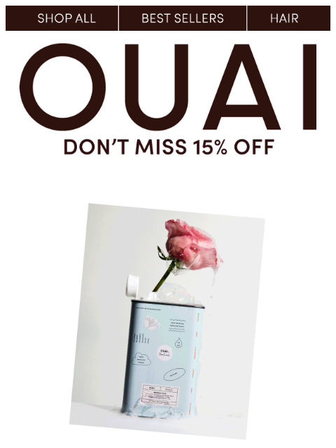 theouai newsletter: ENDS SOON: 15% off Melrose Place scent