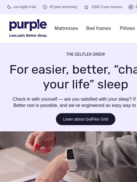 purple newsletter: You’ve never slept on anything like this