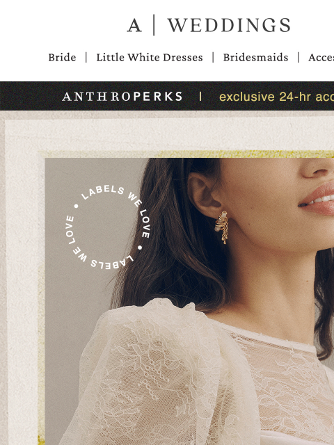 anthropologie newsletter: Join to shop first: De La Vali