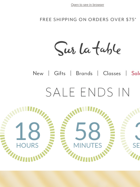 surlatable newsletter: Ending Soon ⏰ Top Deals