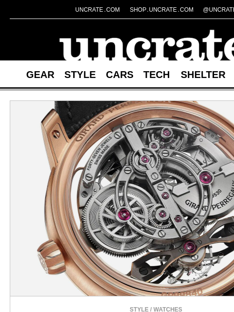 uncrate newsletter: Girard-Perregaux Minute Repeater Flying Bridges & ...