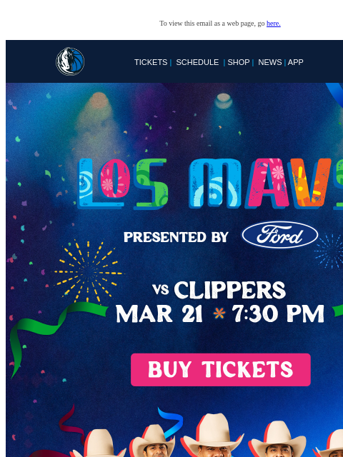 mavsmail newsletter: This Week: Los Mavs Night with Los Pescadores del ...