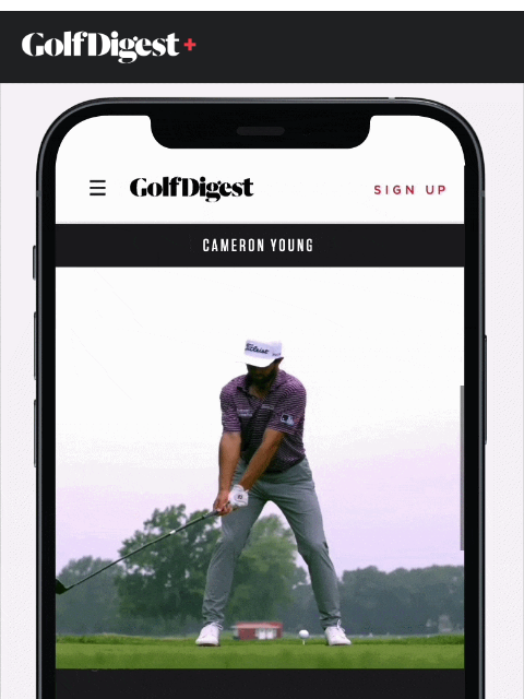golfdigest newsletter: How Cameron Young creates incredible power