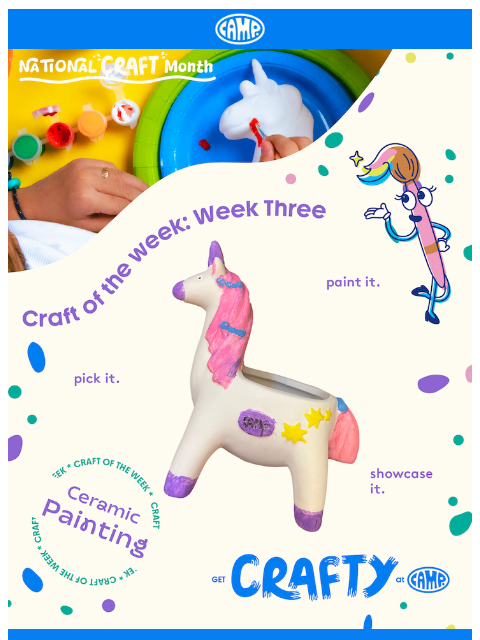 camp newsletter: Your Week 3 Craft Is Ready 🤩