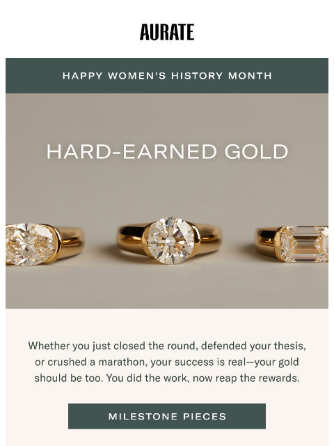 auratenewyork newsletter: YOU DID IT