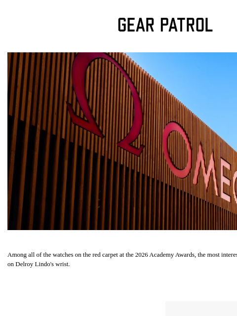 beehiiv newsletter: The Most Interesting Oscars Watch Was a Secret Ome...