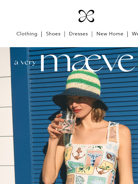 anthropologie newsletter: a very maeve spring 🌞