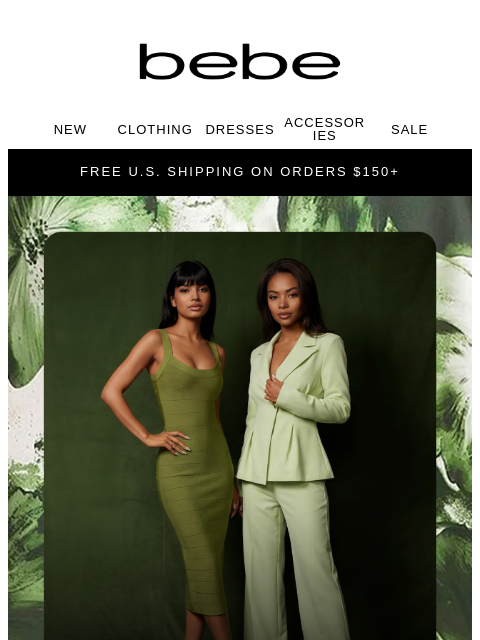 bebe newsletter: New Styles Just Landed, and They’re Pure Luck